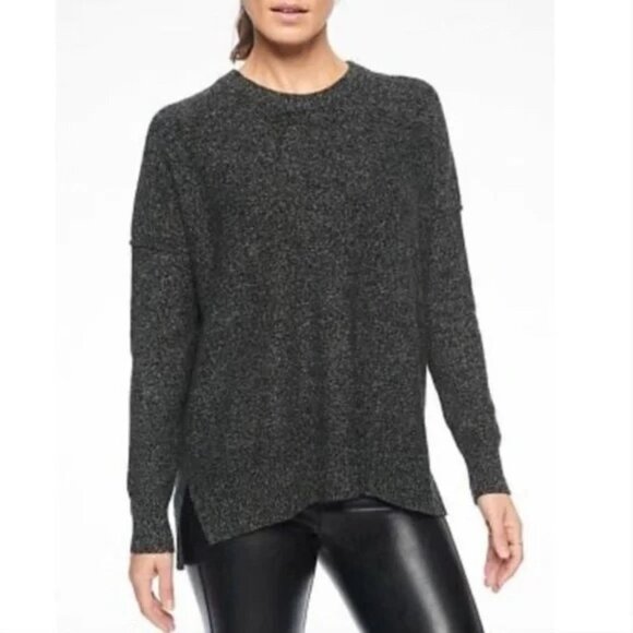 Athleta - XS fits Large!! - Cashmere Blend Pullover Sweater - Extreme Oversize - Picture 1 of 7